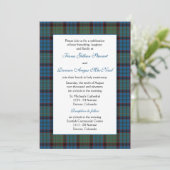 Invitation MacNichol Chasse Tartan Mariage (Debout devant)