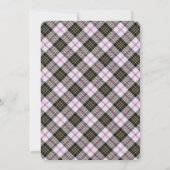 Invitation MacPherson Clan Tartan Scottish Plaid (Dos)