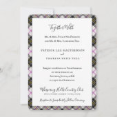 Invitation MacPherson Clan Tartan Scottish Plaid (Devant)