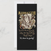 Invitation Mad Hatter Carnivale Style (avec poème) (Dos)