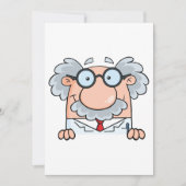 Invitation Mad Professeur (Devant)