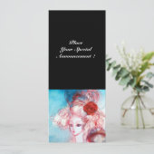 Invitation MADAME POMPADOUR , Costume de fête élégant doré (Debout devant)