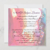 Invitation MADAME POMPADOUR Métallisé Argenté (Dos)