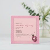 Invitation Madame : Valentine's Day Fête Invite (Debout devant)