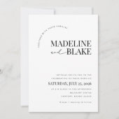 Invitation MADDIE Modern Wedding Invite RSVP + Details (Devant)