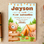 Invitation Made Four Adventure - Camping