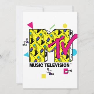 Invitation Mademark x MTV - Le logo officiel de MTV avec 80s 