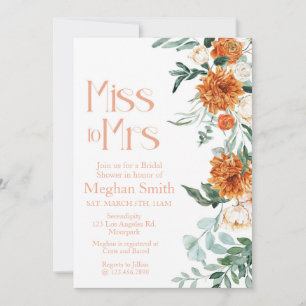 Invitation Mademoiselle à Madame, Fête de Mariage, Brunch de