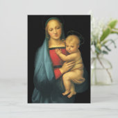 Invitation Madonna And Child par Raphael, Baby shower (Debout devant)