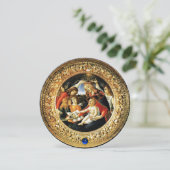 Invitation Madonna de Magnificat Christmas Party Blue Gem (Debout devant)