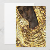 Invitation Madonna noire Pologne Notre Dame de grâce de la po (Devant / Derrière)