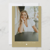 Invitation MAEVE Yellow Gold Médicale RN Nurse Graduation (Dos)