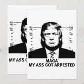 Invitation MAGA inculpé (Devant / Derrière)