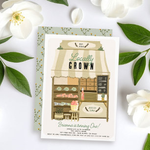 Invitation Magasin de fermiers cultivés localement 1er annive