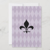 Invitation Magasin de vêtements Mardi Gras (Dos)