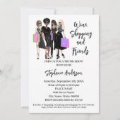 Invitation Magasin de Vin et Amis Trunk Show Pop Up Shop (Devant)