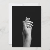 Invitation Magazine Black Dark Mode Journal Mariage photo (Dos)