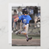 Invitation Magazine Celebrity Baseball fête d'anniversaire Ph (Dos)