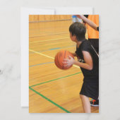 Invitation Magazine Celebrity Basketball Anniversaire photo (Dos)