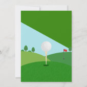 Invitation Magazine Celebrity Golf Anniversaire Photo (Dos)