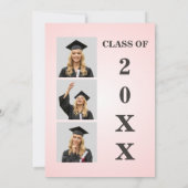 Invitation Magazine Cover Graduation Pink (Dos)