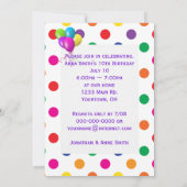 Invitation Magazine de fête d'anniversaire pour filles (Dos)