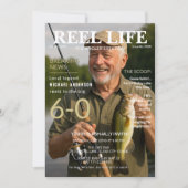 Invitation Magazine de Pêche pour les 60 ans (Devant)