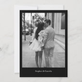 Invitation Magazine Editorial Journal Mariage Enregistrer la (Dos)