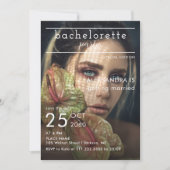 Invitation Magazine Editorial Journal Photo Bachelorette (Devant)