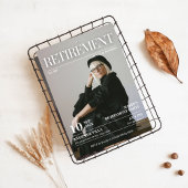 Invitation Magazine Éditorial Journal Retraite Photo