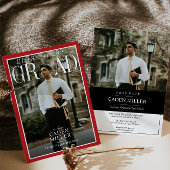 Invitation Magazine Journal Envoi d'un diplôme supérieur