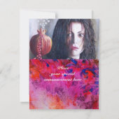 Invitation MAGDALEN Gem rouge (Dos)