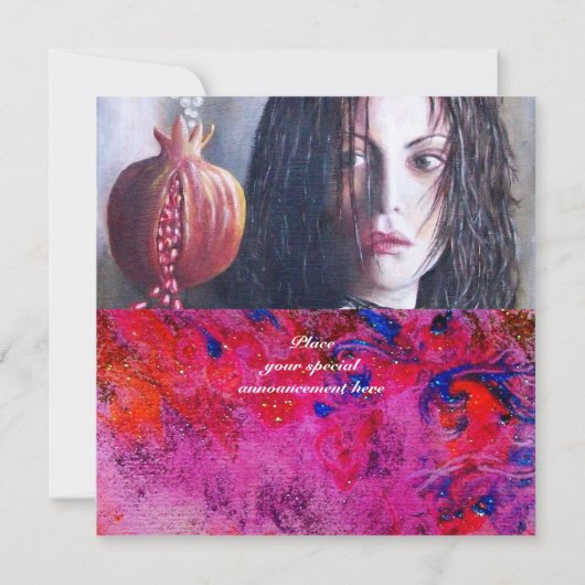 Invitation MAGDALEN Gem rouge (Dos)