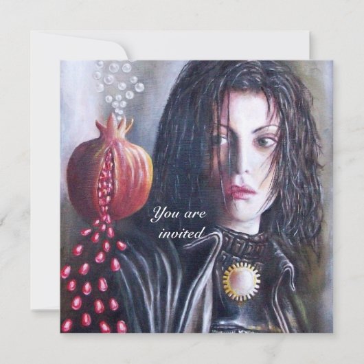 Invitation MAGDALEN Gem rouge (Devant)