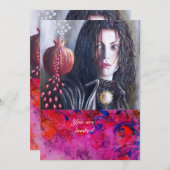 Invitation MAGDALEN Gem rouge (Devant / Derrière)