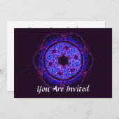 Invitation Magen David Alef (Devant / Derrière)