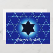Invitation Magen Gimel Bar/Bat Mitzvah (Devant / Derrière)