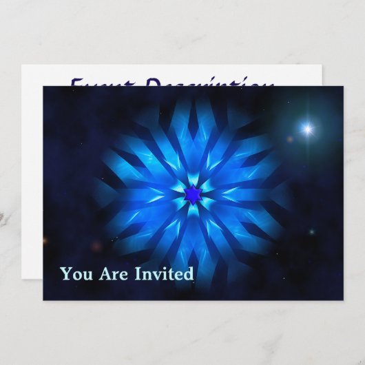 Invitation Magen Zayin (Devant / Derrière)