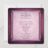 Invitation Magenta Mariage Vow Renewal Soll (Devant)