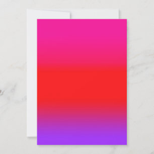 Invitation Magenta Rouge Violet Ombré Festif