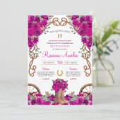 Invitation Magenta Russe Ouest Charro Cowboy Boots Quince (Debout devant)