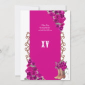 Invitation Magenta Russe Ouest Charro Cowboy Boots Quince (Dos)