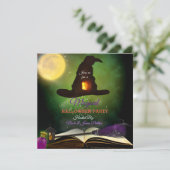 Invitation Magic Casquette & Magic Spell Book Whimsical Fun P (Debout devant)