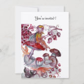 Invitation MAGIC FOLLET DE CHAMPIGNONS argent (Devant)