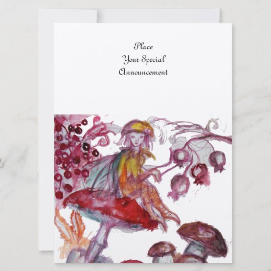 Invitation MAGIC FOLLET DE CHAMPIGNONS champagne (Dos)