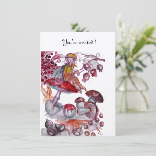 Invitation MAGIC FOLLET DE CHAMPIGNONS champagne (Debout devant)