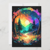 Invitation Magic Grove Anniversaire de Bohême (Dos)