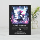 Invitation Magic Kids Chat Anniversaire (Debout devant)