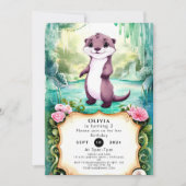 Invitation Magic Kids Otter Anniversaire