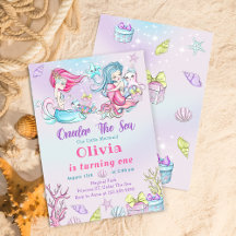 Magic Mermaid 1er Anniversaire Fête ONE der The Se